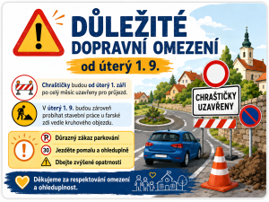 Dopravní omezení info obrázek